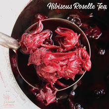 Load image into Gallery viewer, 100%  PRIMIUM ORGANIC DRIED HIBISCUS ROSELLE FLOWERD HERBAL TEA
