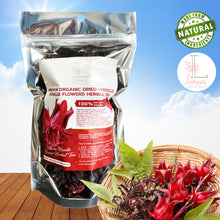 Load image into Gallery viewer, 100%  PRIMIUM ORGANIC DRIED HIBISCUS ROSELLE FLOWERD HERBAL TEA
